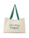 パイルロゴトートバッグ gelato pique ジェラートピケ バッグ エコバッグ・サブバッグ ネイビー【送料無料】[Rakuten Fashion]