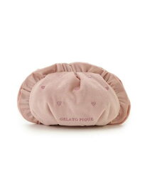 ベロアポーチ gelato pique ジェラートピケ 財布・ポーチ・ケース ポーチ ピンク ネイビー【送料無料】[Rakuten Fashion]