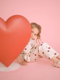 【SALE／30%OFF】【KIDS】ハート柄ロングパンツ gelato pique ジェラートピケ パンツ その他のパンツ レッド【RBA_E】[Rakuten Fashion]