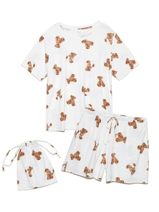 楽天市場】【ONLINE限定】ベアモチーフ抗菌防臭Tシャツ&ショートパンツ 