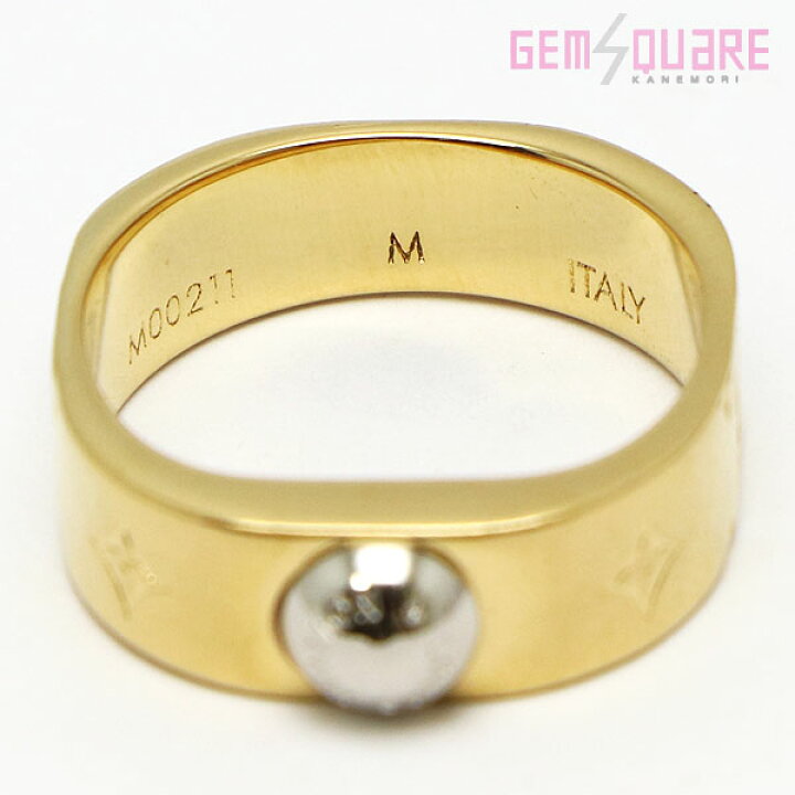 楽天市場】【M00211】ルイヴィトン リングナノグラム Mサイズ 5.0g 箱 