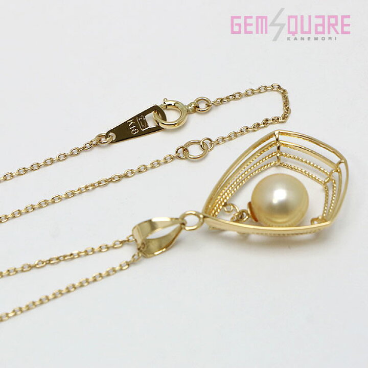 楽天市場】【K18YG】パール アコヤ真珠 ネックレス 7.8mm 3.47g 40cm 