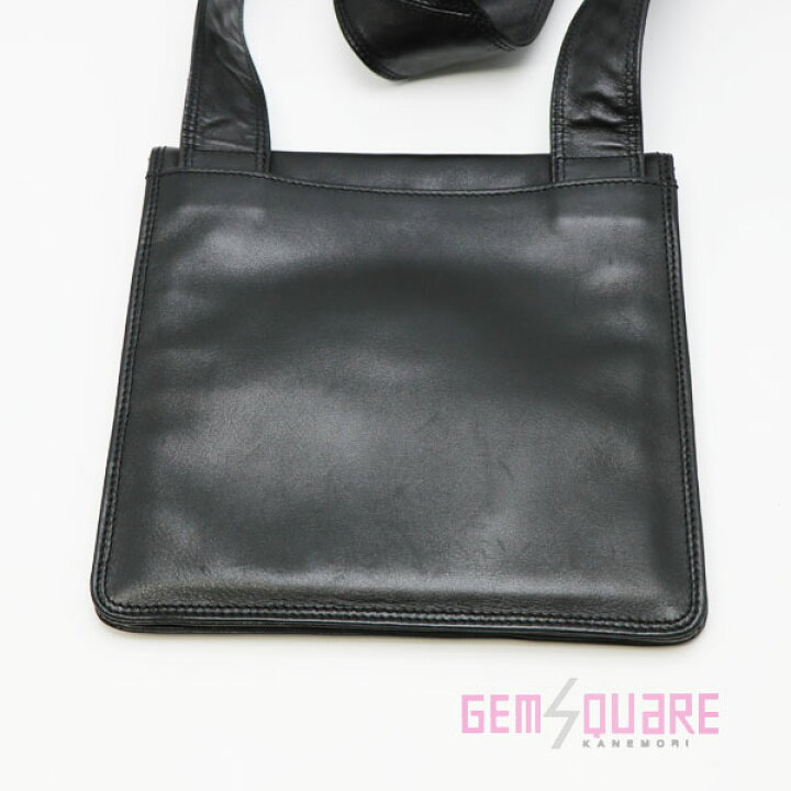 楽天市場】【A13144】CHANEL シャネル レザークロスボディ 黒  
