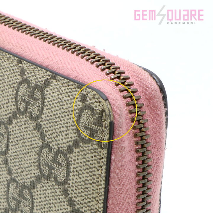 楽天市場】【431477】GUCCI グッチ ラウンドファスナー 長財布 GG 