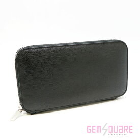 【V9L21-028-000NRD】ヴァレクストラ ジップパース12カード ラウンドファスナー財布 黒カーフ【値下げ】