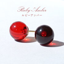 楽天市場】レッド アンバー（ピアス｜レディースジュエリー 