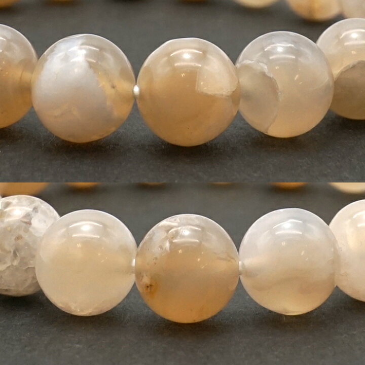 楽天市場】山形県 山形メノウ めのう 10mm ブレスレット 日本銘石 貴重 