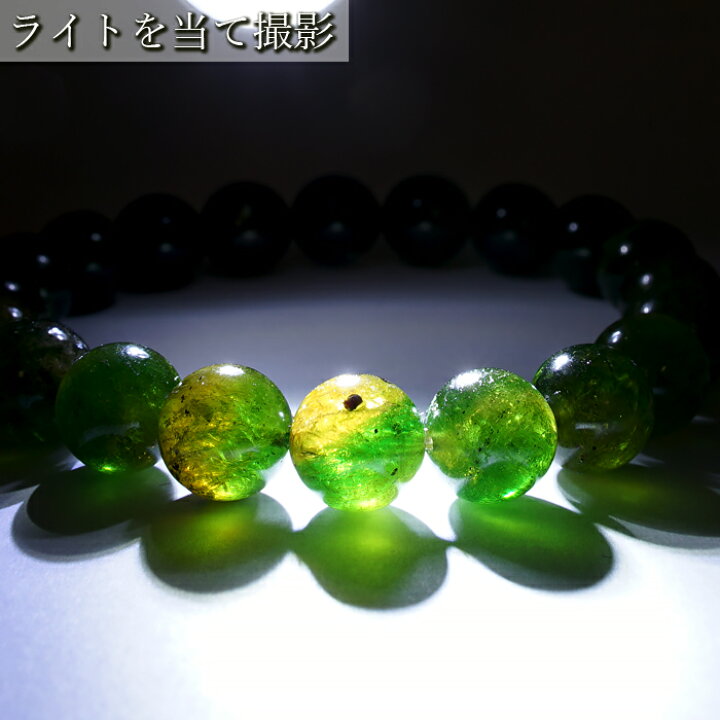 楽天市場】バイカラートルマリン ブレスレット 10mm ブラジル産