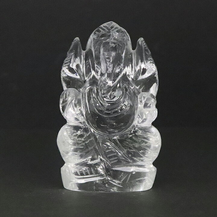 楽天市場】ヒマラヤ水晶 ガネーシャ 彫り物 大 103.1g インド ネパール 