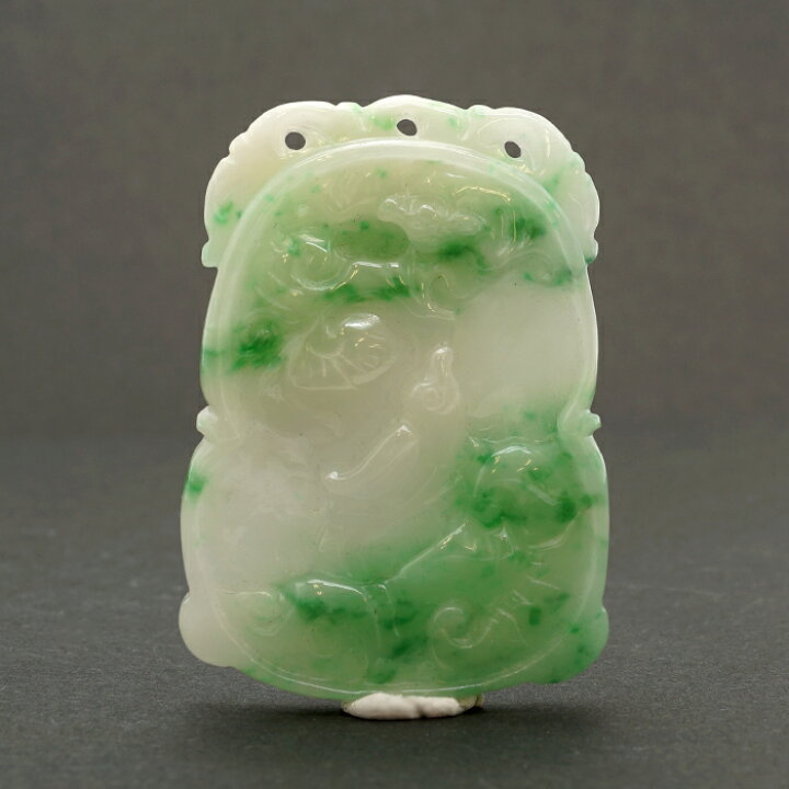 楽天市場】ミャンマー翡翠 鳥×如意 彫り物 Jade Jadeite 一点もの 