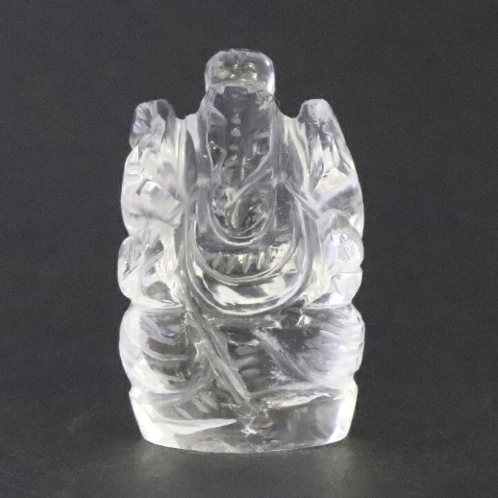 楽天市場】ヒマラヤ水晶 ガネーシャ 彫り物 小 13.6g インド ネパール 