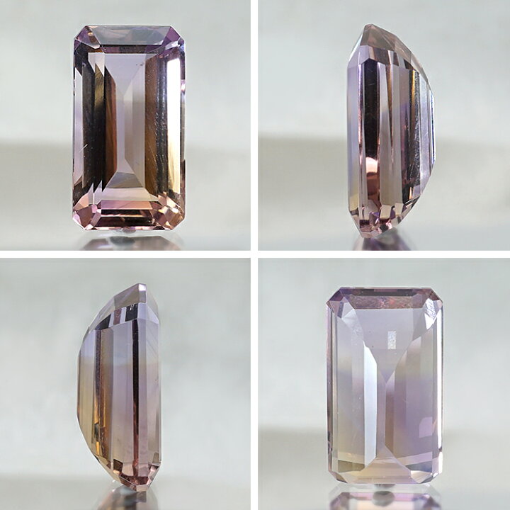 楽天市場】アメトリン ルース 9.25ct エメラルドカット ボリビア産 