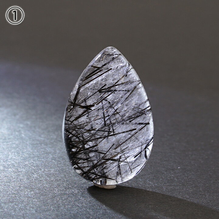楽天市場】ブラックルチルクォーツ ルース ドロップ 11.74ct ブラジル 