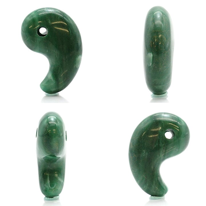楽天市場】ナミビア翡翠 勾玉 大 ナミビア産 namibian Jade 