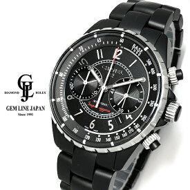 【中古】シャネル J12 スーパーレッジェーラ H3409 マット黒セラミック メンズ 自動巻 腕時計