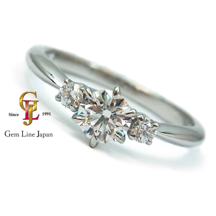 楽天市場】【中古】ミキモト Pt950 ダイヤモンド 0.34ct 脇石 0.07ct 