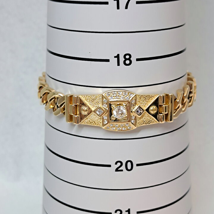 楽天市場】【中古】 K18 48.3g ダイヤモンド トータル 0.87ct メンズ 