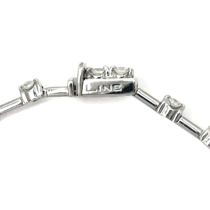 楽天市場】【中古】LINE K18WG ダイヤモンド 1.25ct ブレスレット