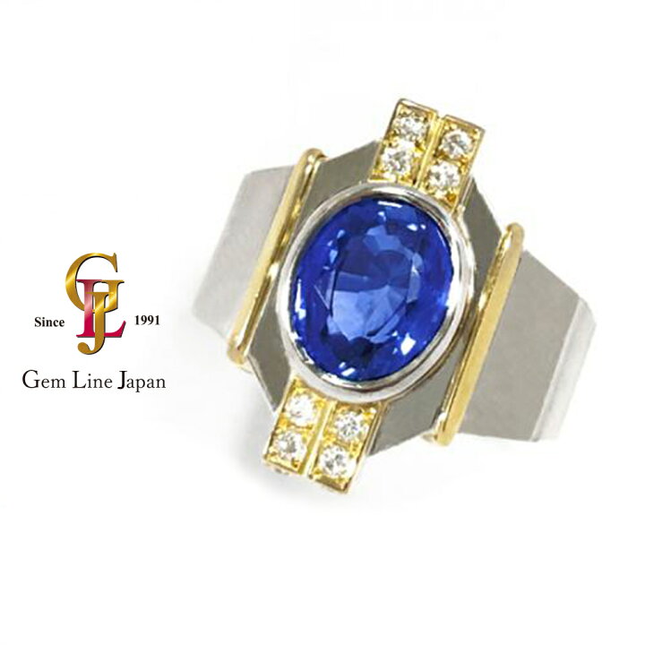 楽天市場】【中古】通常加熱 上質 ブルー サファイア 3.42ct K22 