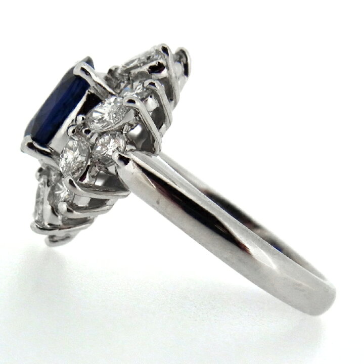 楽天市場】日宝協ソーティング付 サファイア1.91ct ダイヤ1.32ct Pt900