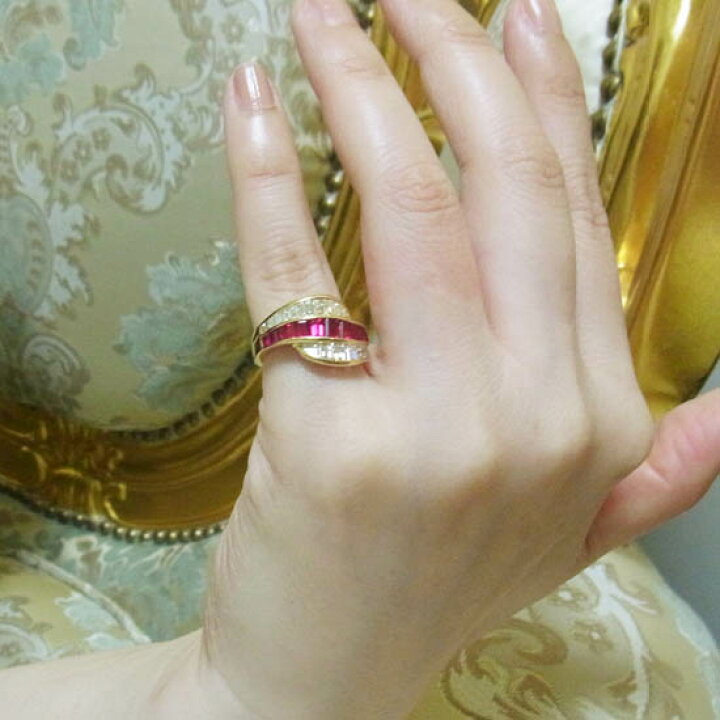 楽天市場】【中古】保証書付 ピキョッティ ルビー 1.58ct ダイヤモンド 