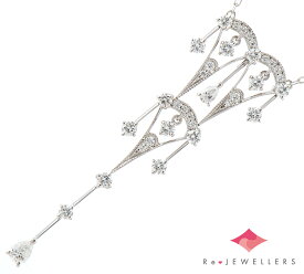 ミキモト ダイヤモンド計0.95 ct 18金ホワイトゴールド ペンダント・ネックレス【中古】（2200000463616）