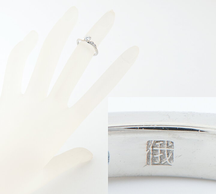 楽天市場】俄(NIWAKA) 唐花(KARAHANA) ダイヤモンド0.25ct  