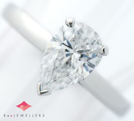 ティファニー ソリティア ペアシェイプ ダイヤモンド1.17ct プラチナ950 11.75号 リング・指輪【中古】（2200000475756）