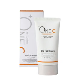 プラワンシー BB+CCクリームファンデーション 40g 1個 【郵便定形外発送】 ONEC SPF50 PA 多機能ファンデーション 化粧下地 日焼け止め ウォータープルーフ コンシーラー 保湿 美容液　BB CC