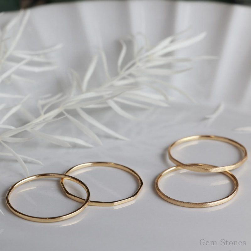 楽天市場】【GEM STONES】 4デザイン Fine Ring 指輪 18金 K18 18k