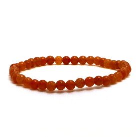 オレンジアベンチュリン【丸玉】4mm 数珠 天然石 ブレスレット パワーストーン ブレス お守り 選べるサイズ
