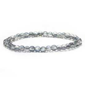 シルバーオーラ【丸玉】4mm 数珠 天然石 ブレスレット パワーストーン ブレス お守り 選べるサイズ