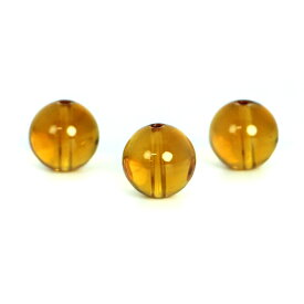 ●1粒売り●イエロークォーツ【丸玉】12mm【天然石 ビーズ パワーストーン】
