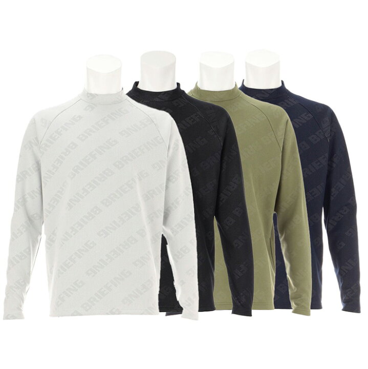 BRIEFING MENS SIDE LOGO MOCK NECK（ブリーフィング ゴルフウェア 