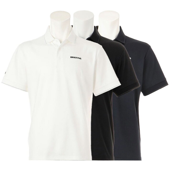 楽天市場】BRIEFING ブリーフィング MENS BACK LOGO LINE POLO RELAXED 