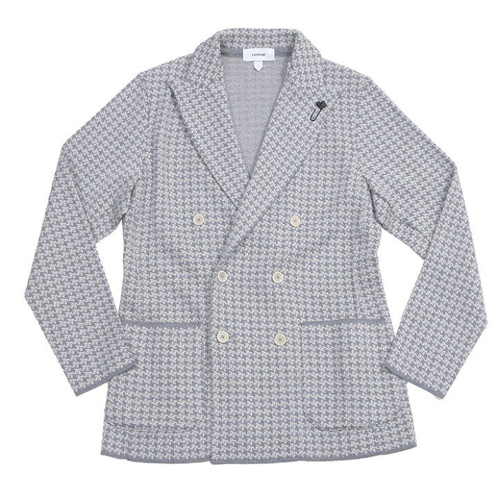 楽天市場】LARDINI ラルディーニ ジャケット メンズ ウールニット 千鳥 
