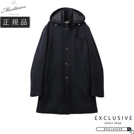 【Winter SALE20】MONTECORE モンテコーレ Loro Piana ロロピアーナ RAIN SYSTEM ウールダウンフーデッドコート ニュースポルベリーノ メンズ 25秋冬 5237-740A270