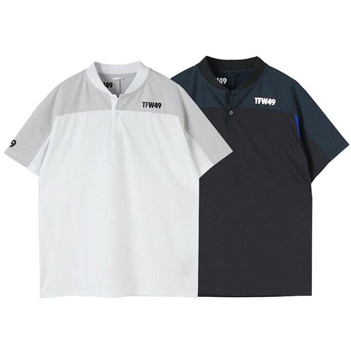 楽天市場】TFW49 ティーエフダブリュー49 SIDE MESH COLLARLESS POLO  