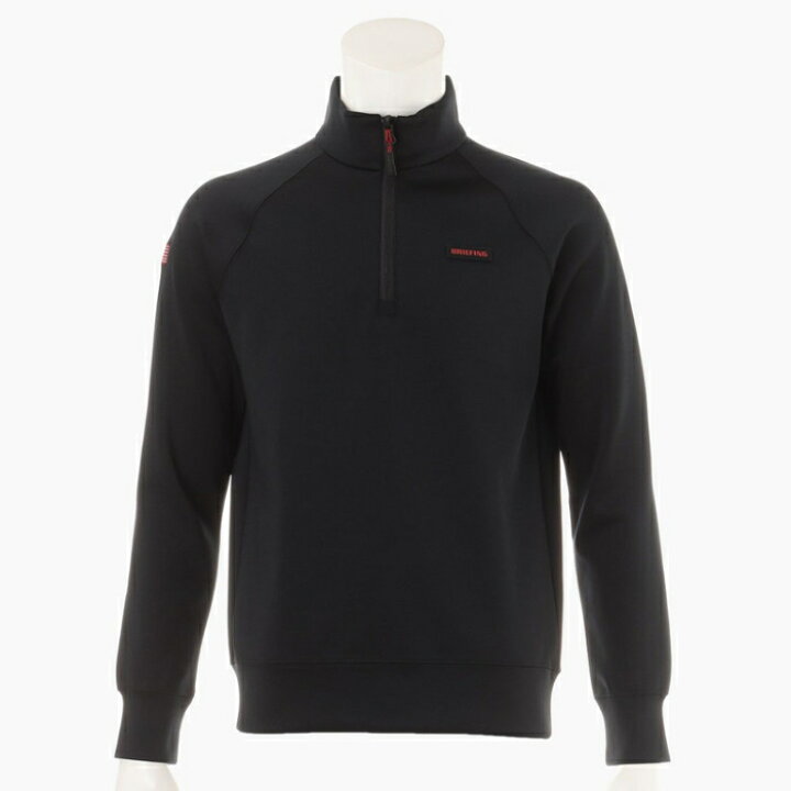 楽天市場】BRIEFING ブリーフィング MENS 3D LOGO HALF ZIP ロゴハーフ  