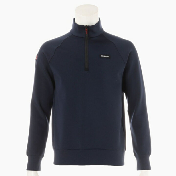 楽天市場】BRIEFING ブリーフィング MENS 3D LOGO HALF ZIP ロゴハーフ 