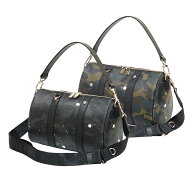 GENTIL BANDIT ジャンティバンティ ミニボストンバッグ ユニセックス KHAKI CAMO(KCM) BLACK CAMO(BCM) G…