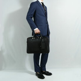 PELLE MORBIDA ペッレモルビダ ブリーフケース Brief Bag(1room) Capitano BLACK CHARCOALGRAY（CA102）【メンズ】