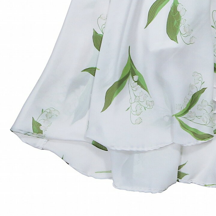 楽天市場】【MORE SALE 40】Adonisis アドニシス スズラン柄サテン 