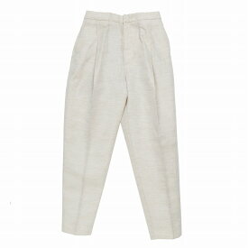 marmors マルモア tuck cocoon pants レディース 春夏OFF WHITE 0222103002