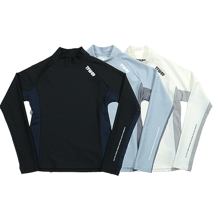 楽天市場】TFW49 ティーエフダブリュー49 SIDE MESH MOCKNECK LT 