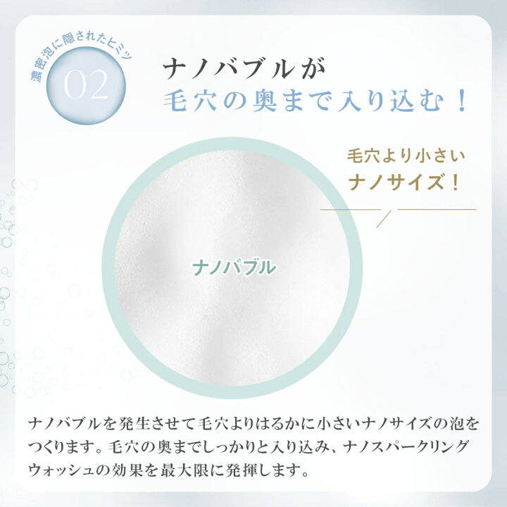 楽天市場】【正規品】ルリーク ナノ スパークリングウォッシュ 180g 
