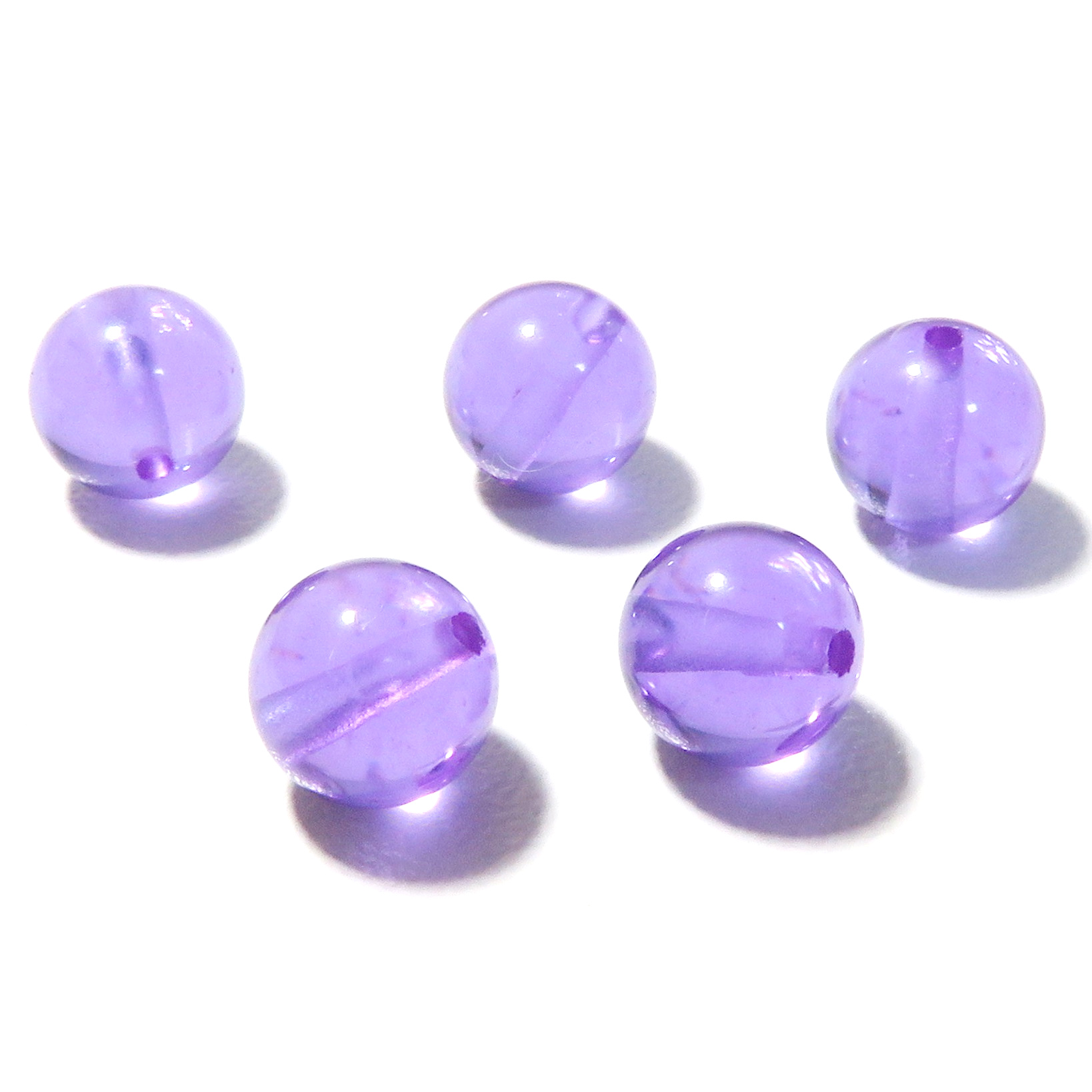 GemKana/ジェムカナ/カラーチェンジガラスのビーズ/紫・青色/8mm | Gemstone KANA