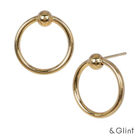 ★20％OFFクーポン配布中★K18 イエローゴールド ピンクゴールド ボール スタッドピアス 記念日 誕生日 プレゼント ギフトアレルギー対応 おしゃれ オシャレ パイプ 18金 普段使い 大人 軽い 簡単装着 ポイント 大きめ 高級感