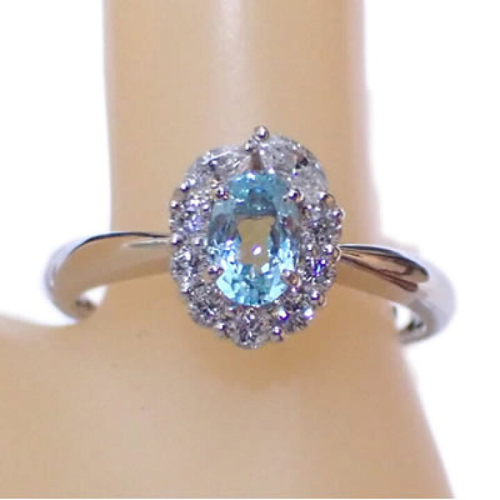 楽天市場】パライバトルマリン-0.44ct&マーキス&ラウンドメレ 