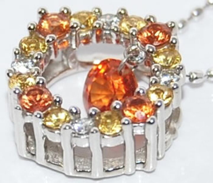 楽天市場】マルチカラーサファイア-0.30ct オレンジ&ホワイト レーザー  